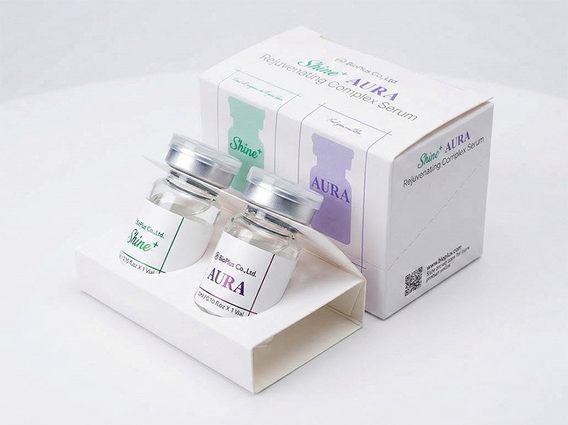 Shine + Aura products shot